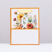 Пакет подарочный ламинированный вертикальный «С праздником 8 марта», 18×23×10 см