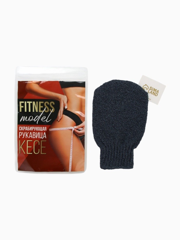 Массажер для тела, рукавица кесе «Fitness model»