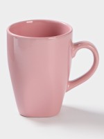 Кружка керамическая Доляна «Пастель», 280 мл, розовая