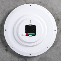 Часы настенные, серия: Классика, d=29 см, золотистый обод