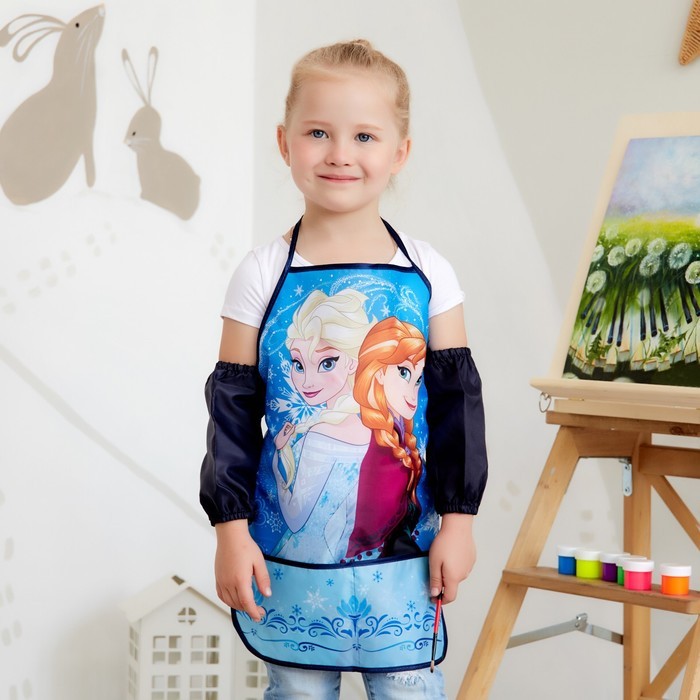 Фартук с нарукавниками детский «Холодное сердце», 49×39 см Фартук с нарукавниками детский «Холодное сердце», 49×39 см