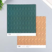 Бумага для скрапбукинга двусторонняя "Греция" плотность 180 гр 30,5х32 см