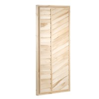 Дверь для бани и сауны «Эконом», коробка 170×80 см, деревянная, липа