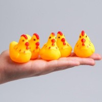 Набор игрушек для игры в ванне «Курочка», 5 шт, с пищалкой