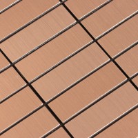 Панель ПВХ самоклеящаяся TAKE IT EASY «Мозаика плитка», 300×300 мм, цвет бронзовый