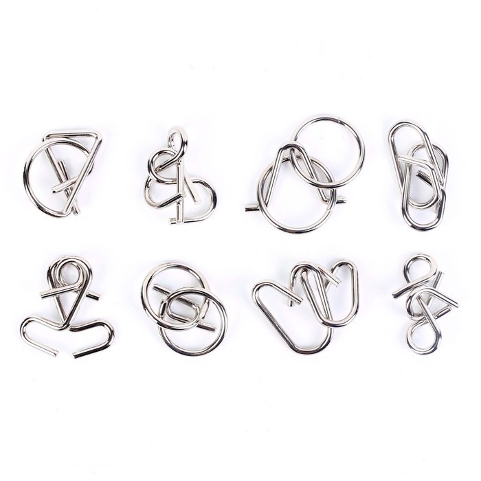 Головоломка металлическая «Загадки пиратов» набор 8 шт.