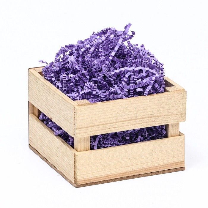 Наполнитель бумажный для подарков, фиолетовый, 100 г