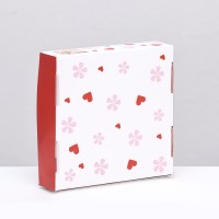 Подарочная коробка с окном, "Только для тебя" 11,5 х 11,5 х 3 см