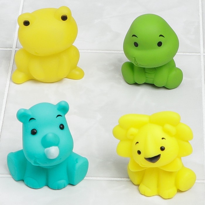 Набор игрушек для игры в ванне «Улыбашки», 4шт