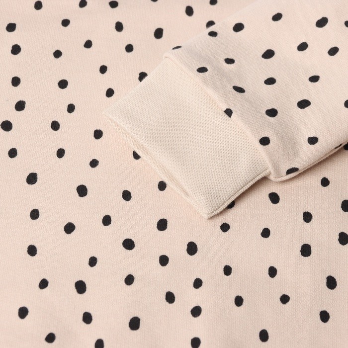 Джемпер Крошка Я "Киса", рост 62-68 см, бежевый