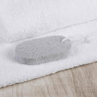 Пемза для педикюра, с подвесом, 9 × 4,5 см, цвет белый