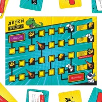 Настольная игра-викторина «Детки и предки», 180 карт, игровое поле, 10+