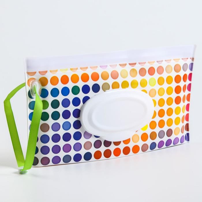 Контейнер для салфеток с петелькой «Кружочки»