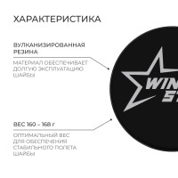 Шайба хоккейная Winter Star, взрослая, d=7.6 см