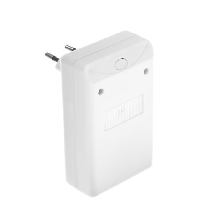 Отпугиватель крыс и насекомых Luazon LRI-11, ультразвуковой, 70 м², 220 В, белый