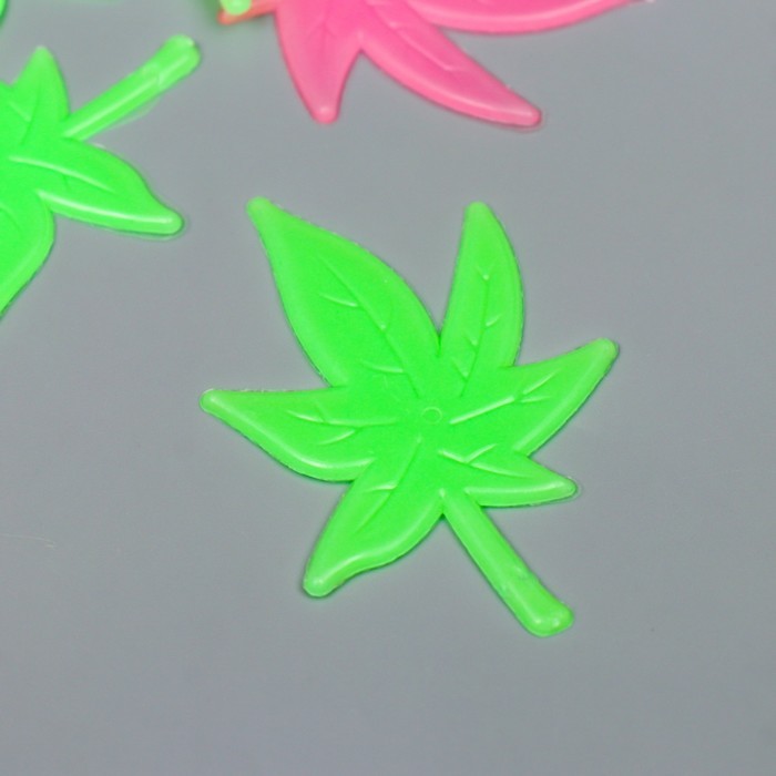 Наклейка фосфорная пластик "Листья ниргунди" набор 12 шт 17х12 см Наклейка фосфорная пластик "Листья ниргунди" набор 12 шт 17х12 см