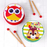 Музыкальная игрушка «Барабан», с рисунком, цвета микс, бумажная мембрана