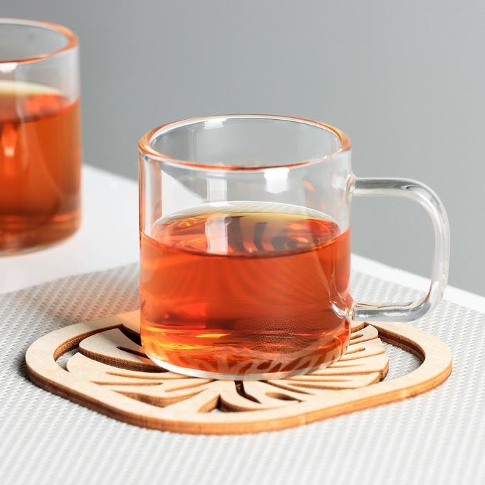 Подставка под горячее «Монстера», 8,7×9,2 см