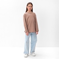 Лонгслив детский MINAKU, цвет бежевый, рост 146 см
