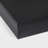 Коробка подарочная складная, упаковка, крышка-дно, чёрная, 30×30×8 см