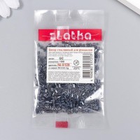 Бисер "Zlatka" рубка 10/0, 10 г, №0129 т.серый