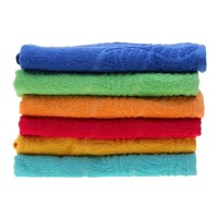 Полотенце махровое "Волна", размер 50х90 см, 300 гр/м2, цвет светло-зелёный