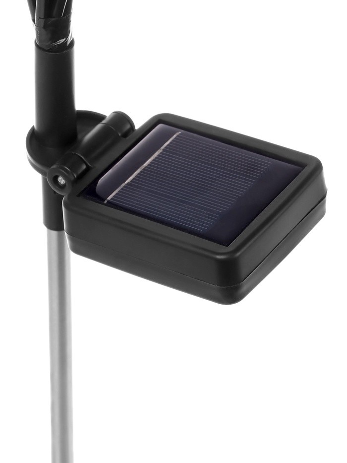 Садовый светильник на солнечной батарее «Шарики», 68 см, 10 LED, свечение тёплое белое