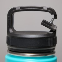 Термос TAKE IT EASY «Карабин», 550 мл, сохраняет тепло 24 ч, нержавеющая сталь, голубой