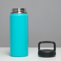 Термос TAKE IT EASY «Карабин», 550 мл, сохраняет тепло 24 ч, нержавеющая сталь, голубой