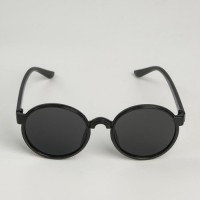 Очки солнцезащитные детские OneSun, uv 400, 13×12.5×4.6 см, линза 4.5×4.5 см, чёрные