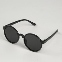Очки солнцезащитные детские OneSun, uv 400, 13×12.5×4.6 см, линза 4.5×4.5 см, чёрные