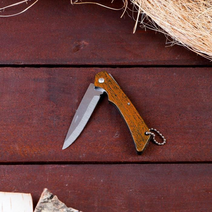 Нож складной "Спартак", рукоять коричневая