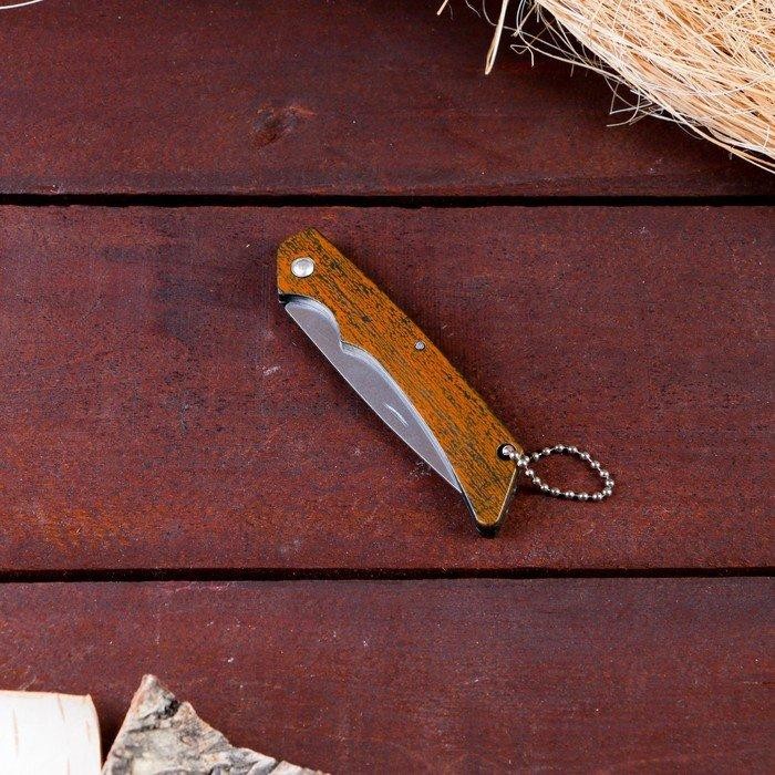 Нож складной "Спартак", рукоять коричневая