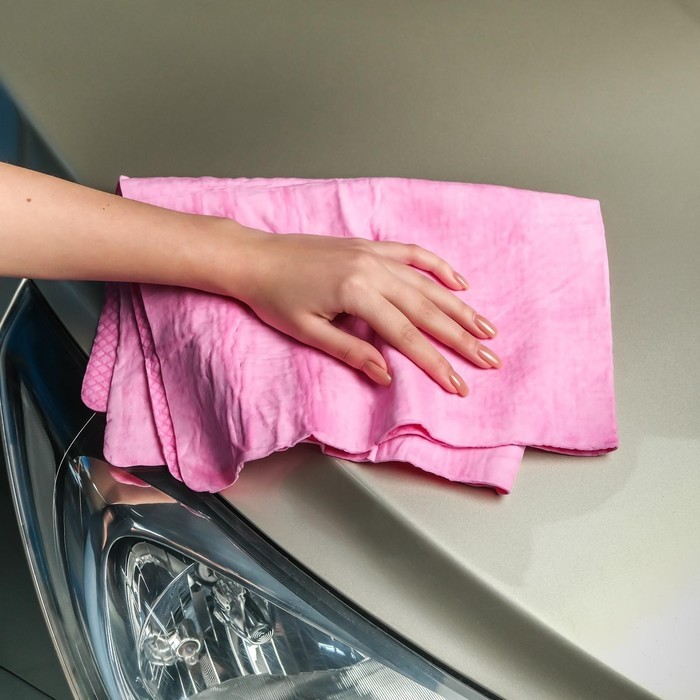 Замша протирочная TORSO 43×66 см в тубе, микс