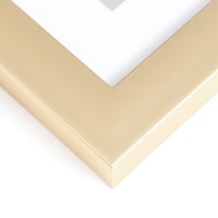 Фоторамка пластик "Gloria" 15х20 см, золото