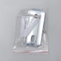 Ёрш для унитаза настенный с крышкой Accoona, 11×14×36 см, стекло, цвет хром