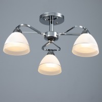 Люстра "Флёр" 3хЕ27 40Вт хром 57х57х25 см BayerLux