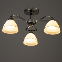 Люстра "Флёр" 3хЕ27 40Вт хром 57х57х25 см BayerLux