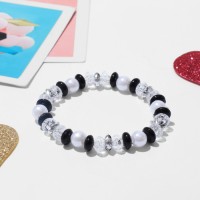 Браслет детский «Выбражулька» ундина, черно-белый