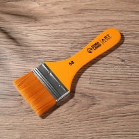 Кисть для рисования флейцевая синтетика плоская «Мона Лиза» 5.8 см