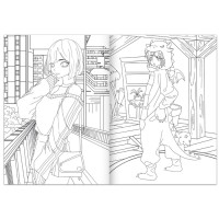 Раскраски, набор 2 шт. по 16 стр., Аниме