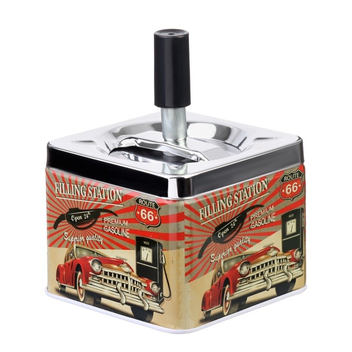 Пепельница для дома бездымная «Автомобиль», для сигарет и стиков, 8.5×11 см