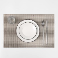 Салфетка сервировочная на стол «Шахматы», 45×30 см, цвет коричневый