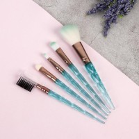 Набор кистей для макияжа «Конус», 5 предметов, цвет МИКС