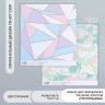 Бумага для скрапбукинга двусторонняя золото "Треугольники" плотность 180 гр 30,5х32 см