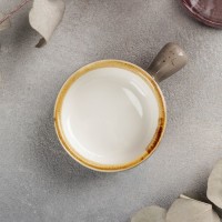 Кокотница Magistro «Церера», 100 мл, d=7,5 см, цвет оранжевый