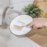 Щётка для посуды Доляна Meli, 7×6,5×28 см, бамбуковая ручка, цвет бежевый