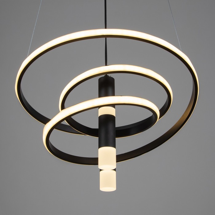 Люстра BayerLux "Артес" LED 100Вт 3000-6000К черный 45х48х23 см Люстра BayerLux "Артес" LED 100Вт 3000-6000К черный 45х48х23 см