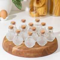 Набор ёмкостей для специй Доляна «Парфе», 50 мл, 5,5×5,5×7 см, 12 шт