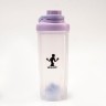 Шейкер "Живи, люби, качайся", 700 мл, 7 х 23.5 см, сиреневый